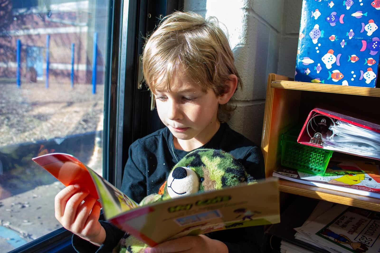 boy reading